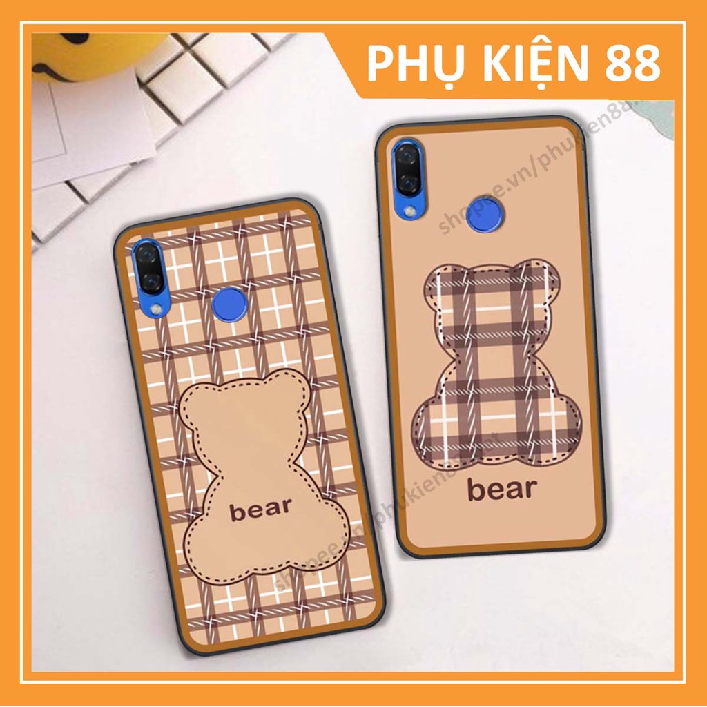 Ốp lưng Huawei Nova 3 / Nova 3i ốp điện thoại LineBear, bé tóc xù, hoa siêu đẹp