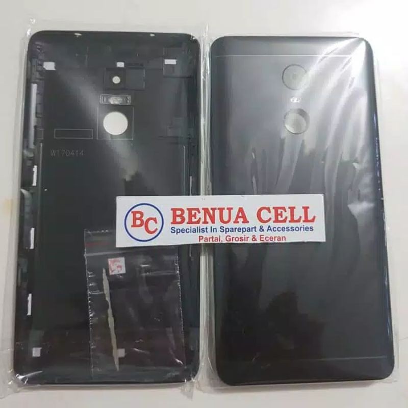 Cessing Rear Rear Xiaomi Redmi Note 4 Redmi Note 4x Snapdragon - Black Đen