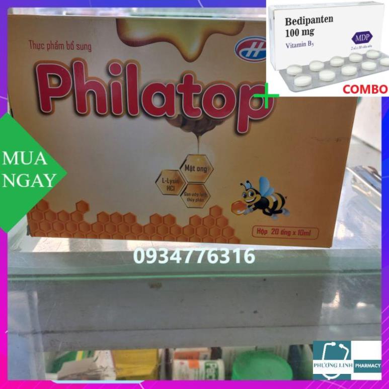 Combo Bedipanten 100mg +  PHILATOP New hộp 20 ống