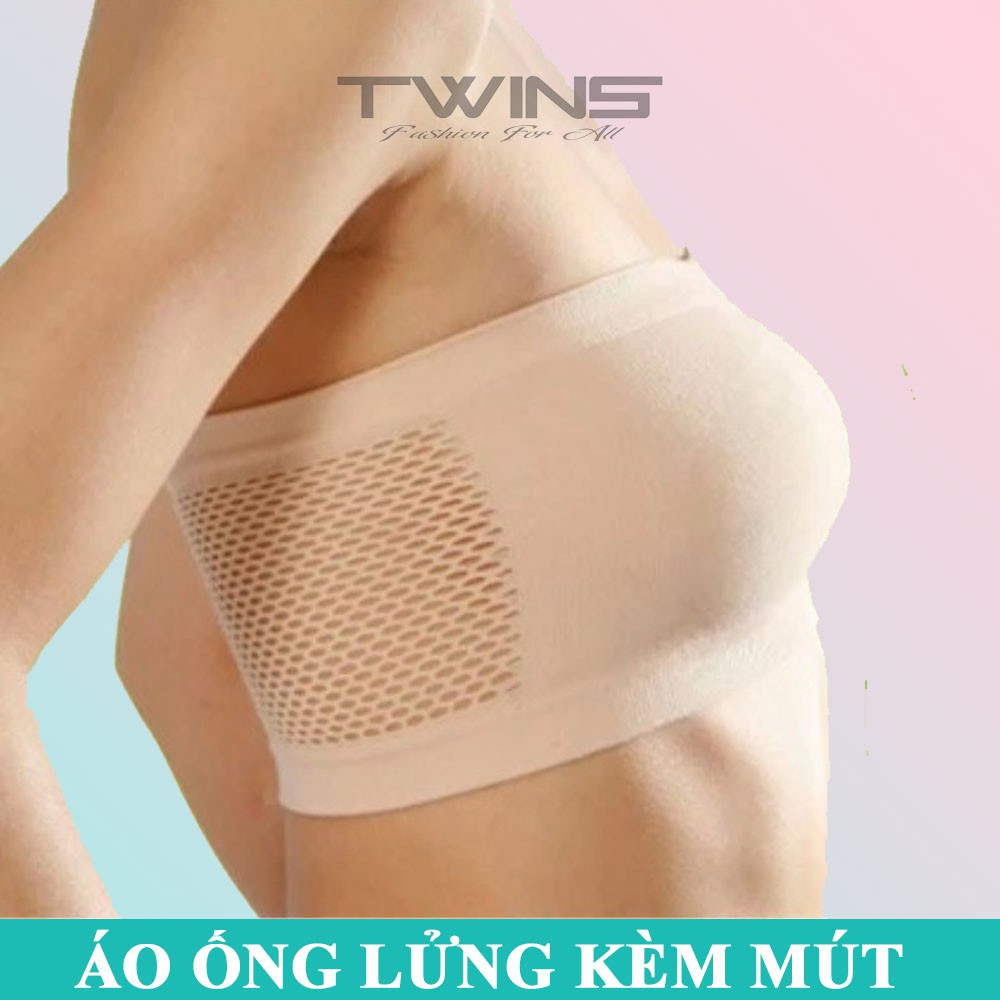 Áo ống nữ croptop cúp ngực không đệm mút lưng lưới thông hơi chất thun mềm mịn siêu co giãn thoáng mát | WebRaoVat - webraovat.net.vn