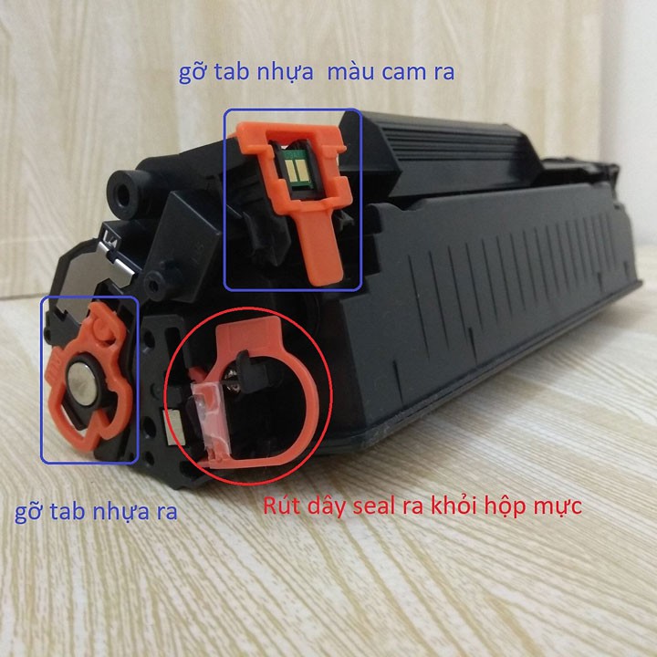 Hộp mực máy in 6030, 6000, MF3010, Hp P1102, M1212NF, M1132 có lỗ đổ mực, hàng nhập khẩu đậm đẹp, mới 100% giá rẻ.