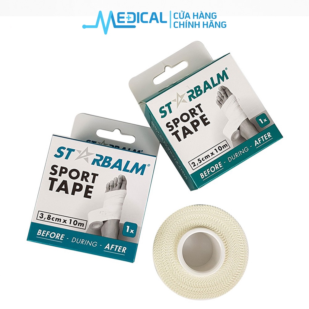 Băng vải quấn thể thao STARBALM Sport Tape hỗ trợ vận động - MEDICAL