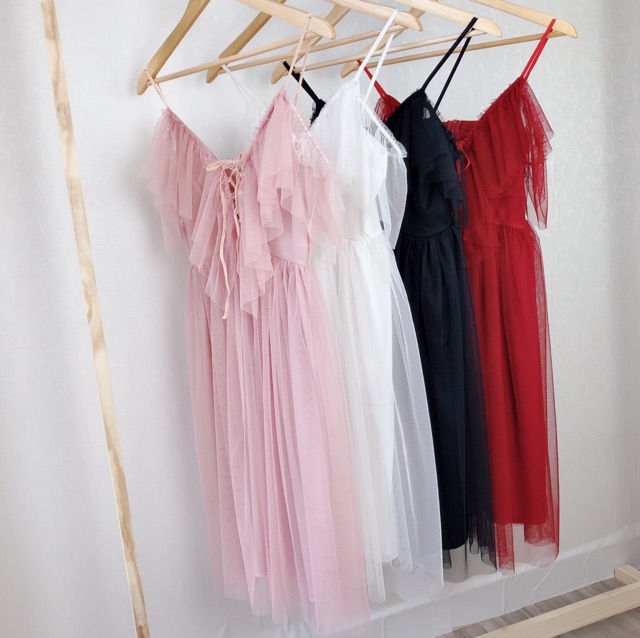 Đầm lưới tiểu thư - mua hoá đơn trên 300k được nhận 1 phần quà nhỏ từ shop Carotshop | BigBuy360 - bigbuy360.vn