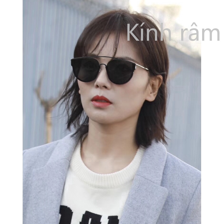 Kính mát mắt mèo bản lớn phong cách retro