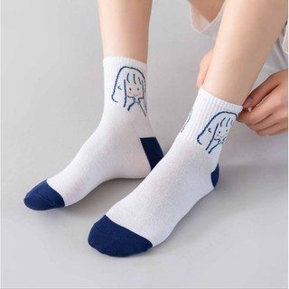 Set 5 Đôi Tất Nữ Cao Cổ Ms.Hello