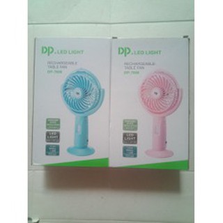 Quạt sạc cầm tay dp 7606, quạt sạc mini