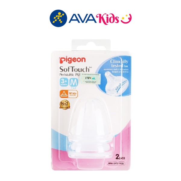 Núm vú Pigeon Plus SoftTouch siêu mềm size M