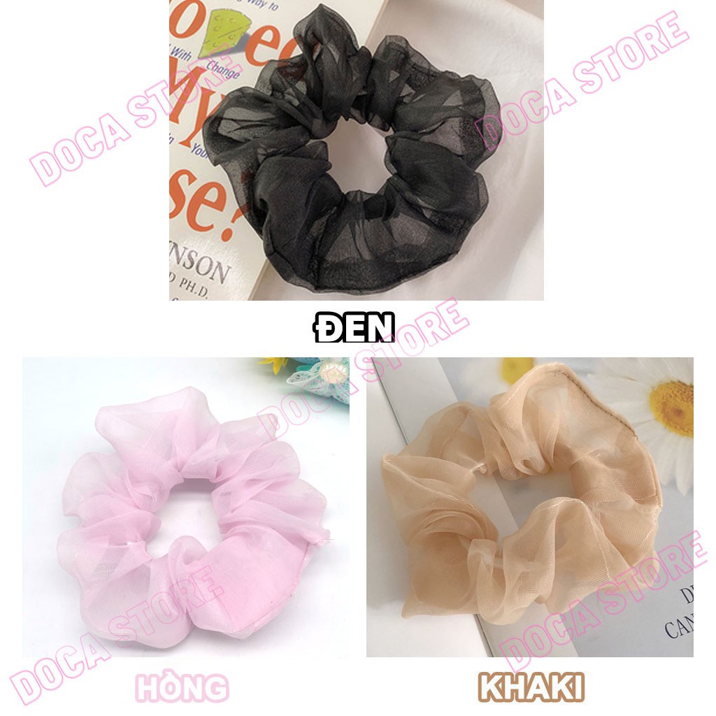 Cột tóc vải Scrunchies Trơn CT57