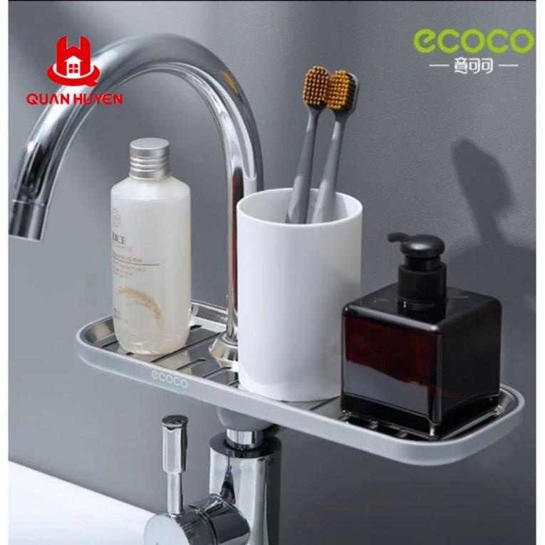 Khay để xà phòng, mớ rửa bát inox ECOCO cao cấp không hoen gỉ EL