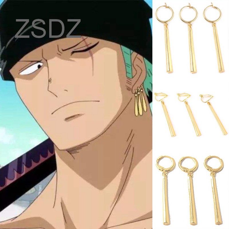 Set 3 Khuyên Tai Hình One Piece Độc Đáo