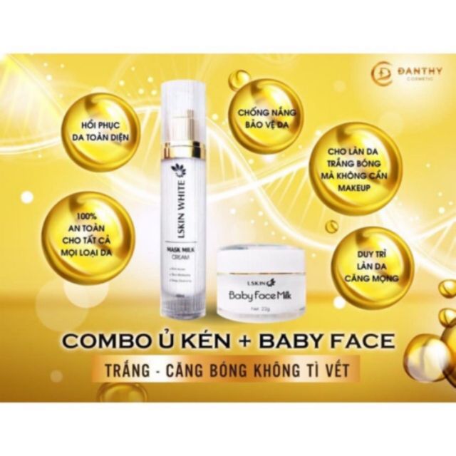 Bộ Đôi Ủ Kén Tắm LSKIN và Kem Face Milk