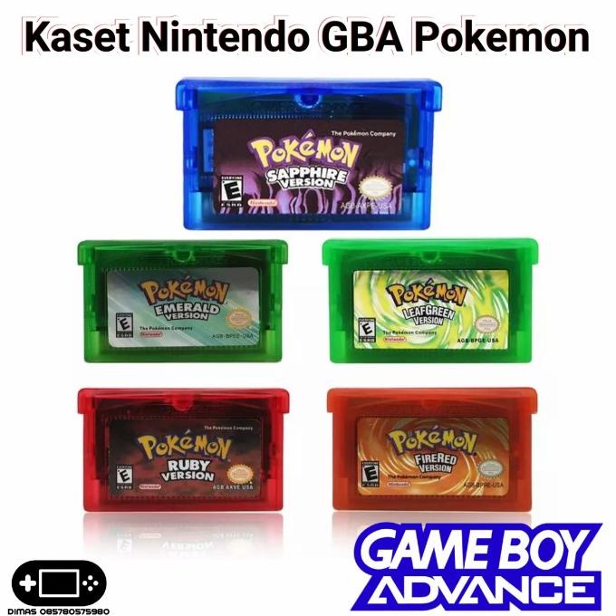 NINTENDO Băng Keo Màu Lục Bảo In Hình Pokemon Cho Máy Chơi Gameboy Advance GBA SP DS Lite