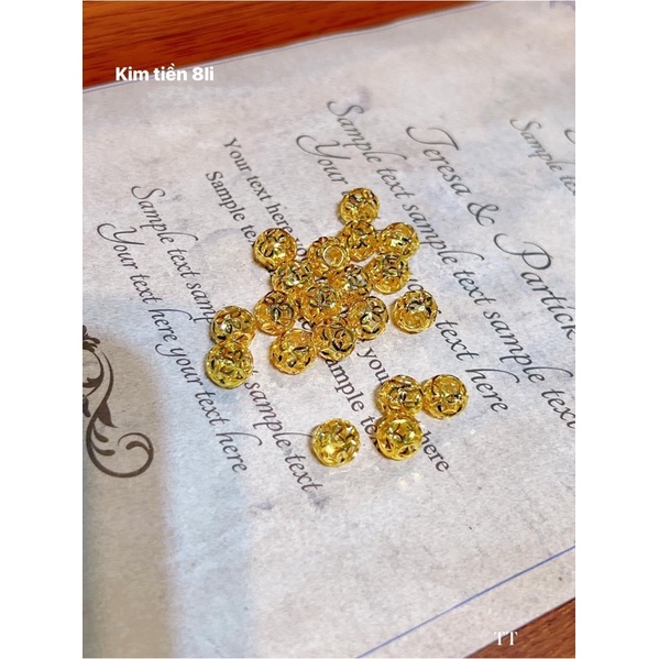 BI CẦU KIM TIỀN làm mặt dây đeo hoặc charm vòng tay