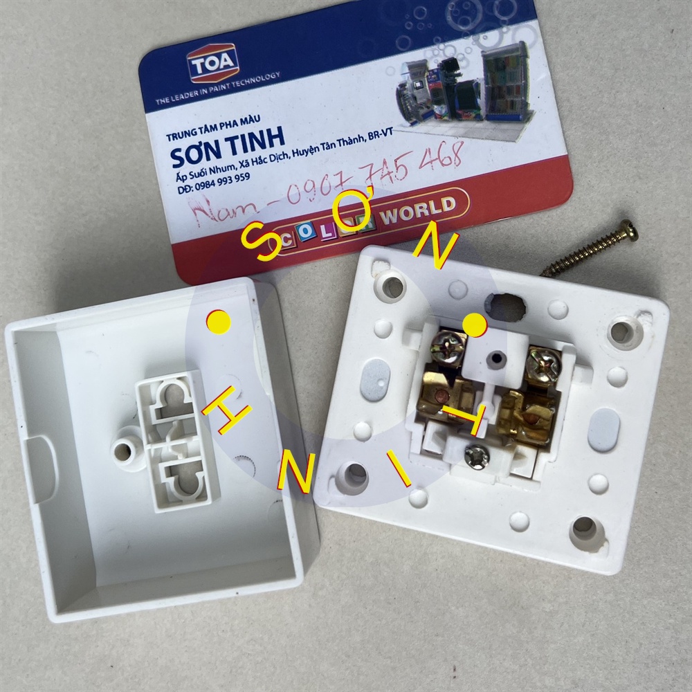 Ổ cắm nổi đơn E17 - Dòng E cao cấp Sopoka - 1 cái