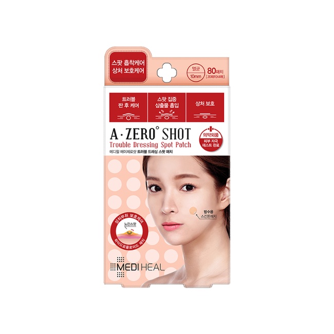 [Hàng mới về] Set 80 Miếng Dán Mụn Mediheal A-Zero 2 Loại Tùy Chọn