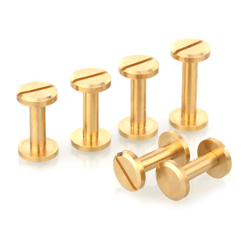 Bộ Tua Vít Đầu Dẹt Bằng Đồng Thau Chuyên Dụng Sửa Chữa Đồ Da