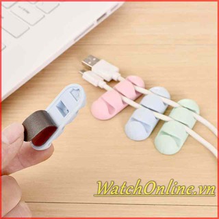 Kẹp silicone giữ cố định dây cáp gọn gàng đa năng