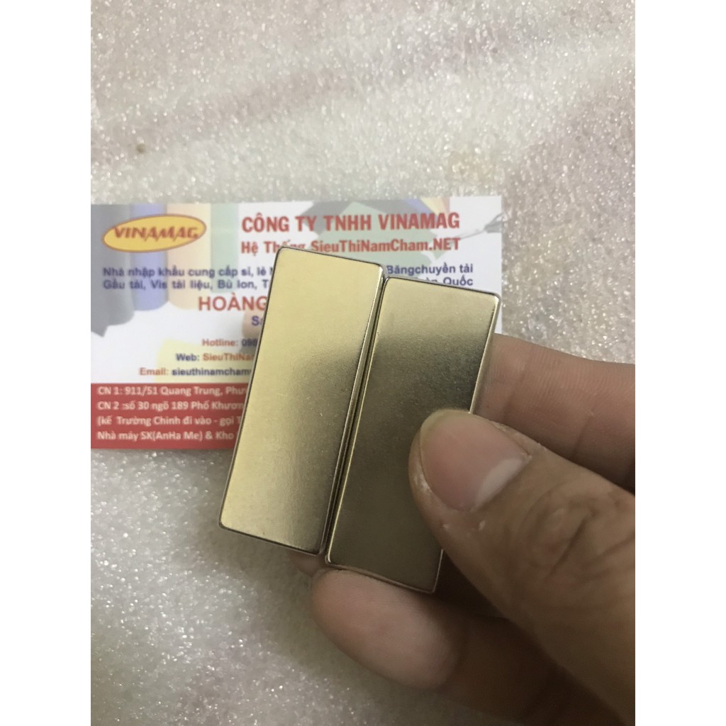 Nam châm viên chữ nhật 50x20x5mm