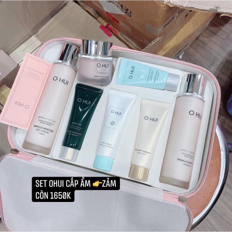 🌸 OHui Miracle Moisture Special Set - Bộ OHui dưỡng ẩm, cung cấp nước giúp da Căng Bóng, Mịn Màng, Trắng Sáng,