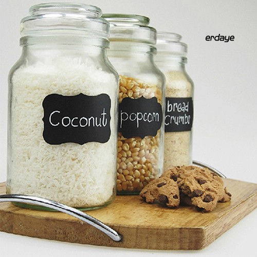 Set 40 nhãn dán ghi tên phân loại cho lọ gia vị/ kẹo tiện dụng