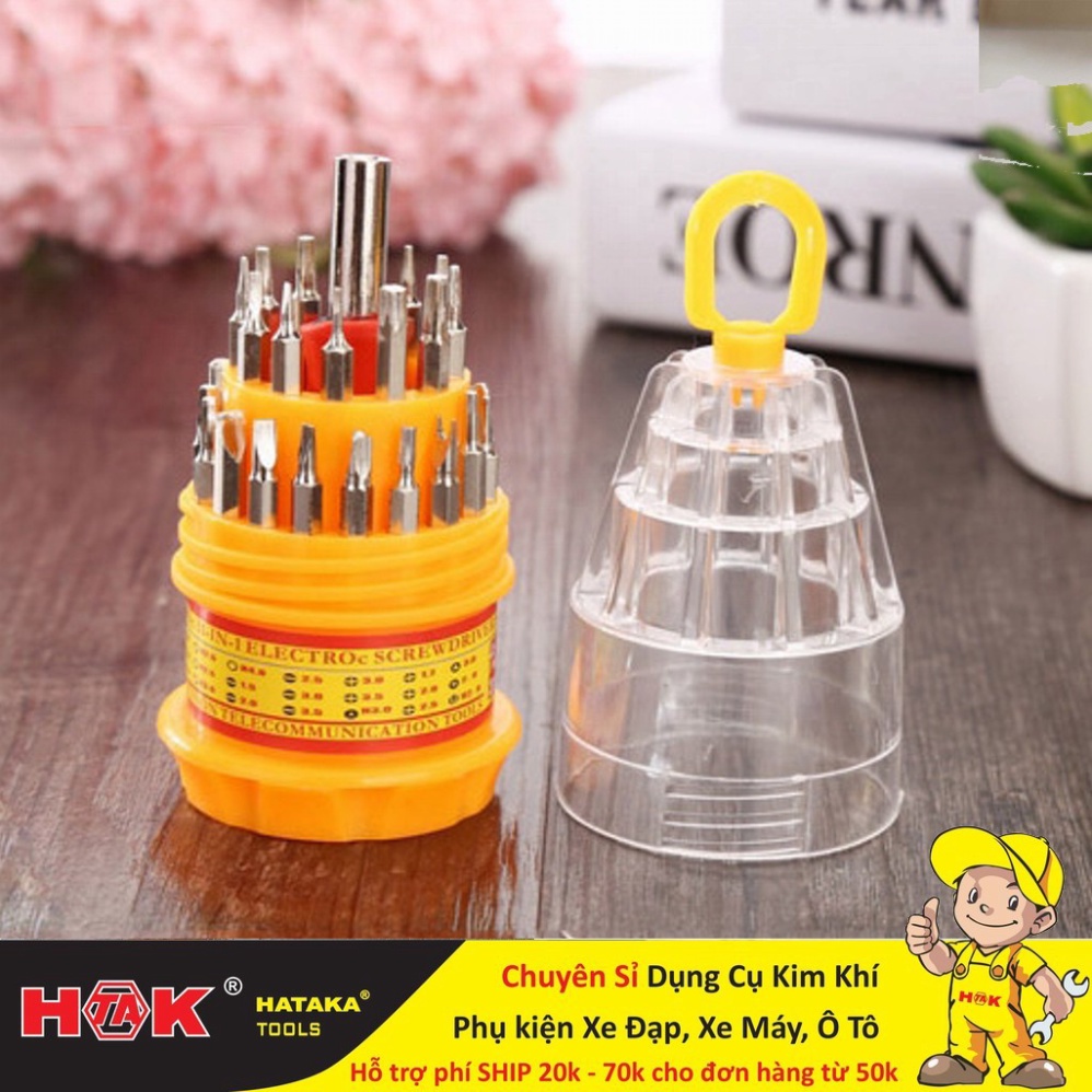 Bộ Tu Vít Đa Năng 31 Chi Tiết - Tua Vít Chuyên Dụng Sửa Điện Thoại - Đồ Điện Tử