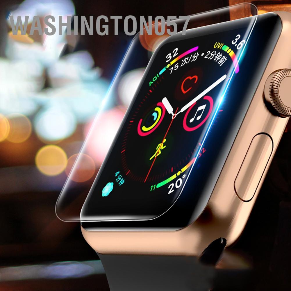 Hàng Hot Phim linh hoạt cong 3D Đồng hồ chống dầu / chống nước Bảo vệ cho iWatch Hàng giao ngayWashington057