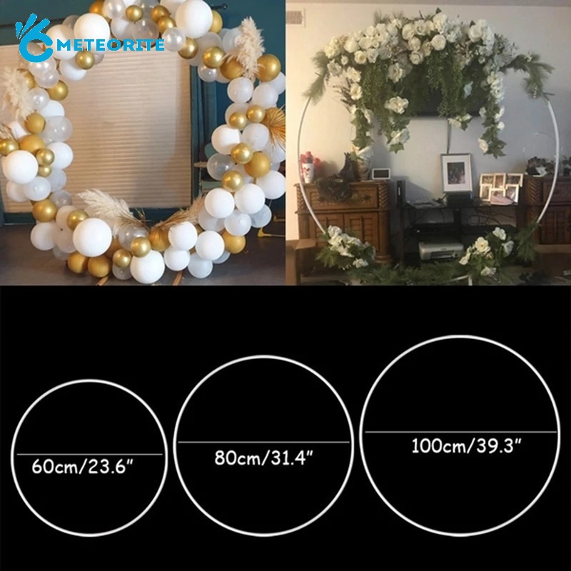 Giá Đỡ Bóng Bay Hình Vòng Cung Bằng Nhựa 60/80/100cm Trang Trí Tiệc Sinh Nhật/Tiệc Cưới
