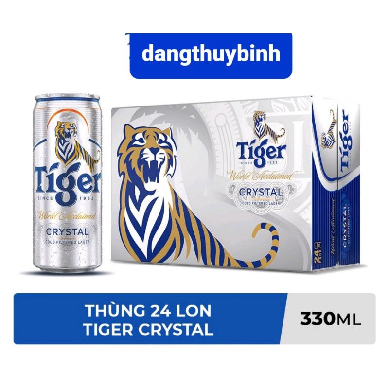 Bia Tiger Bạc Thùng 24 Lon*330Ml