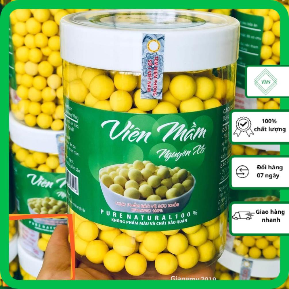 Sỉ 500g Viên Mầm Đậu Nành Nguyên Xơ, Nở Ngực Tăng Vòng 1, Đẹp Da, Bổ Sung Nội Tiết Tố Nữ có Chứng Nhận An Toàn Thực Phẩm