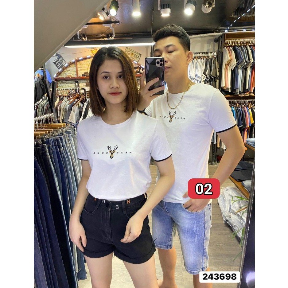 Áo thun Nam,Nữ Cổ Tròn Tay Ngắn chất liệu cotton cao cấp hàng hiệu chuẩn shop( hình ảnh 100%) M'LEE SHOP T223