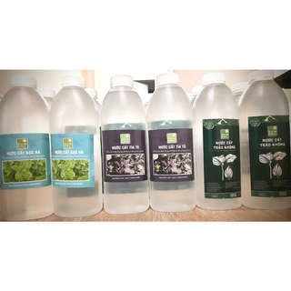 1 lít nước cất trầu không đậm đặc có lẫn tinh dầu - chai nhựa PP