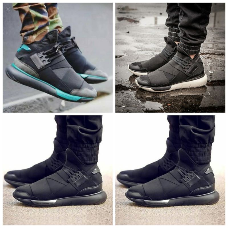 Adidas Y3 Qasa Yamamoto sports shoes are black