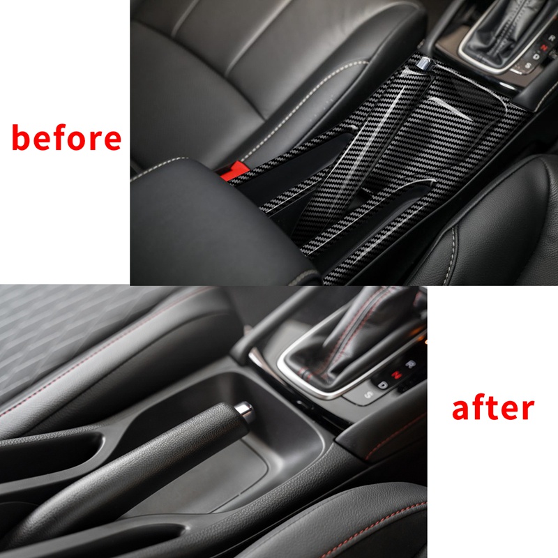 Miếng Dán Trang Trí Bảng Điều Khiển Phanh Tay Bằng Sợi Carbon Cho Xe Hơi Honda City GN Hatchback 2020-2022