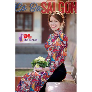 Vải áo dài lập thể 3d