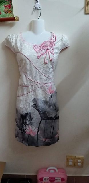 Sườn xám si tuyển thanh lý size to sale sốc
