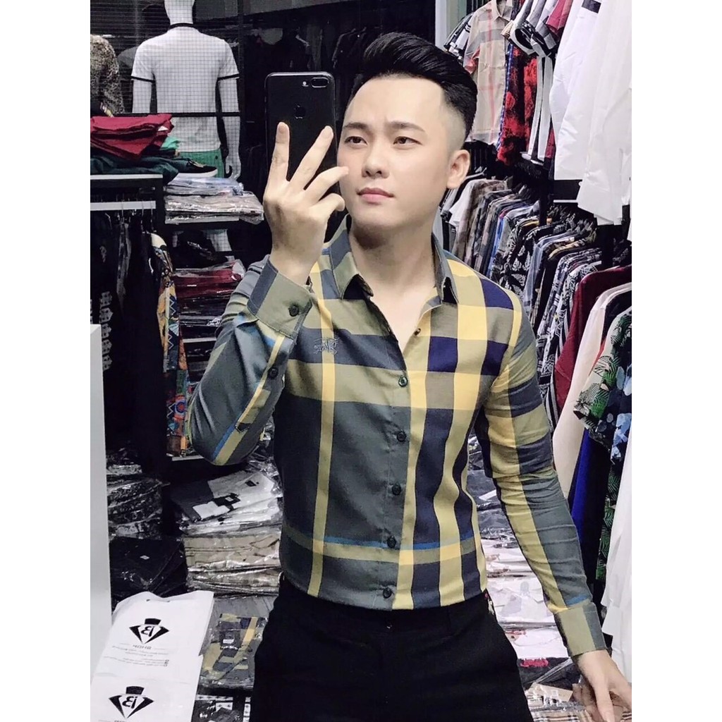 Áo Sơ Mi Nam OBOKFASHION, Sơ Mi Nam Tay Dài, From Chuẩn, Trung Niên, Cao Cấp ASM55 | BigBuy360 - bigbuy360.vn