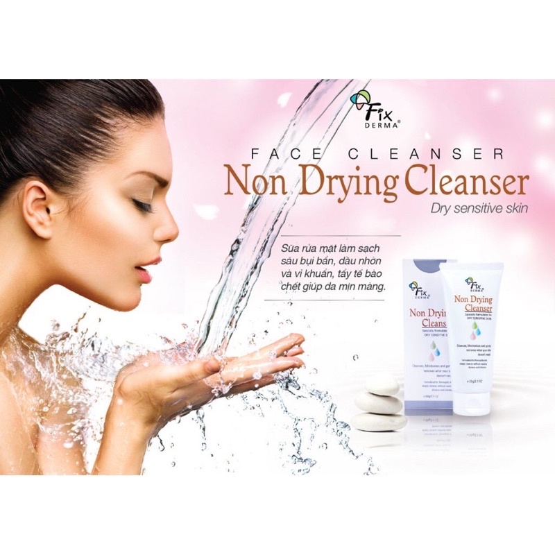 Sữa rửa mặt Fixderma Non Drying Cleanser 60g