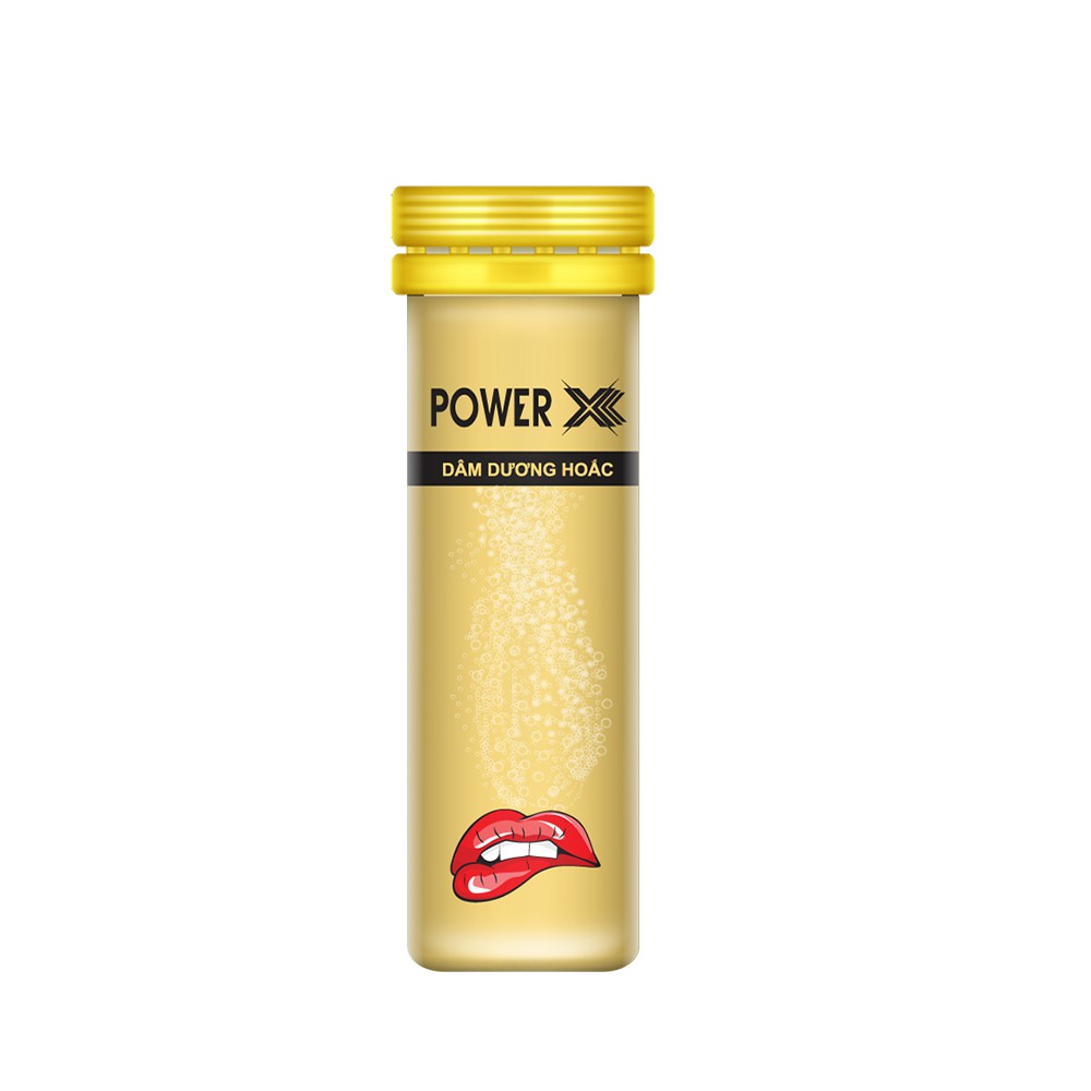 Sinh lý nam giới POWER X viên sủi chống xuất tinh sớm tăng cường bổ thận tráng dương kéo dài thời gian quan hệ SIMI