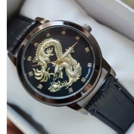 Đồng hồ nam Yolako Mặt rồng 3D dây da sang trọng | BigBuy360 - bigbuy360.vn