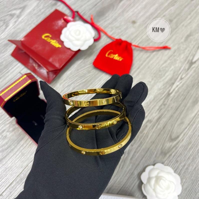 Vòng tay catier titan cao cấp vòng tay nữ - Phụ kiện trang sức Hari korea accessories