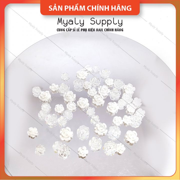 Charm Hoa Nhí Hoa Sứ Nail Các Màu