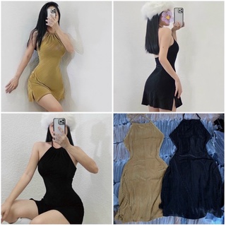 🔥đầm yếm nhung tuyết sa