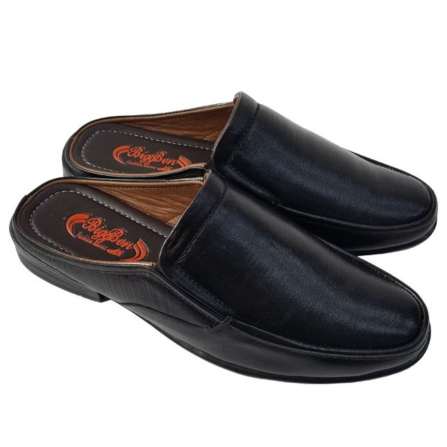 Dép Bít Mũi Nam Da Bò Thật BIGBEN Cao Cấp SB91