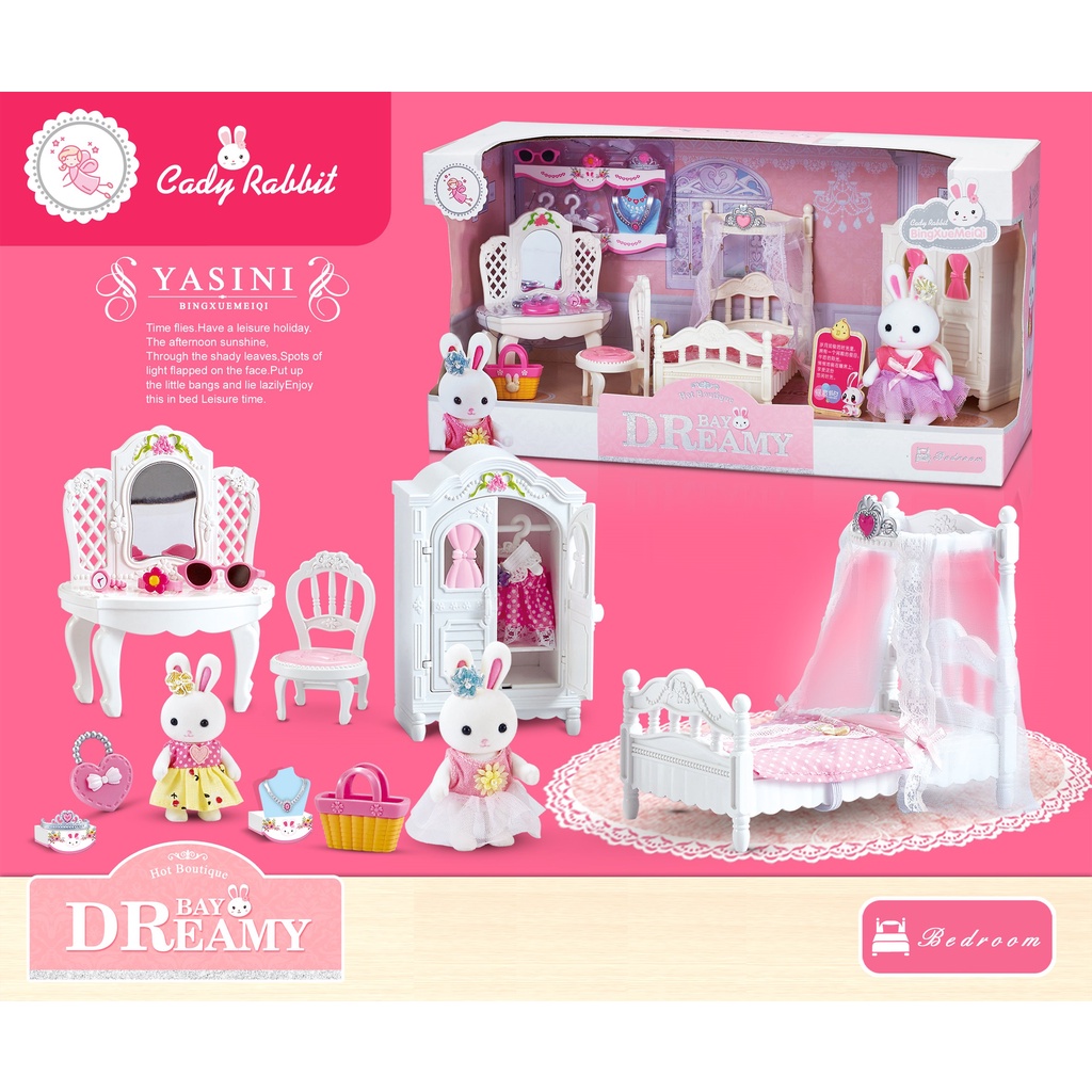 Đồ chơi búp bê Dreamy Bay – Nhà của Thỏ Candy