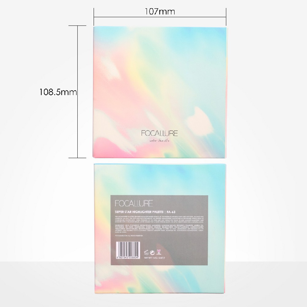 Bảng Bắt Sáng & Tạo Khối Super Star Highlighter Palette Focallure 15g FA63 | BigBuy360 - bigbuy360.vn