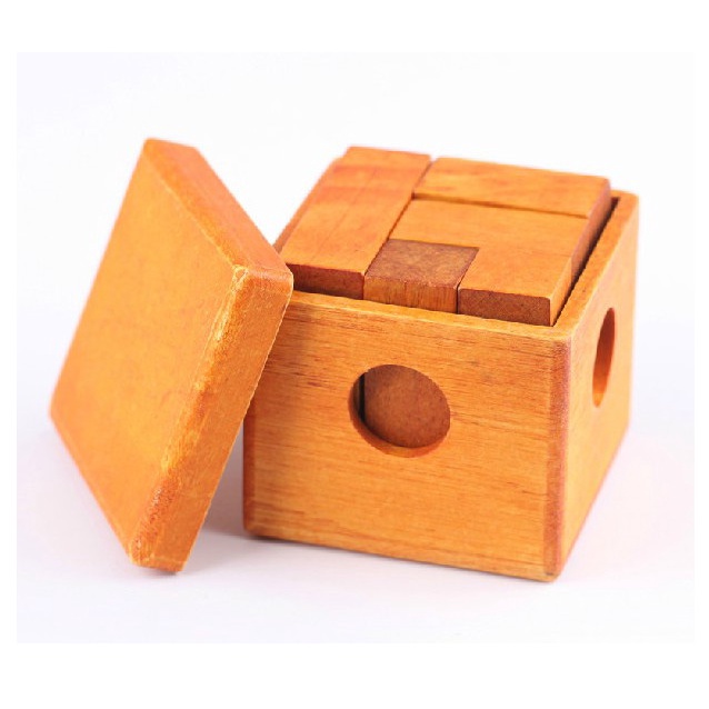 Đồ chơi trí tuệ_Thử thách trí não_The Soma Cube - Wooden Puzzle_Hack não &amp; Hàng hiếm_IQ Toys_Giải đố_Thông minh_Trí Tuệ