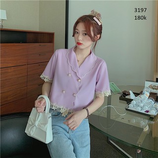 Áo Croptop Viền Ren