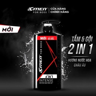 Tắm gội 2in1 x-men for boss intense 650g