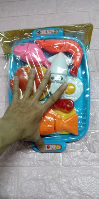 Đồ Chơi Nhà Bếp Cắt Tôm Cua Cá 🦐🦀 còn hình 7-8