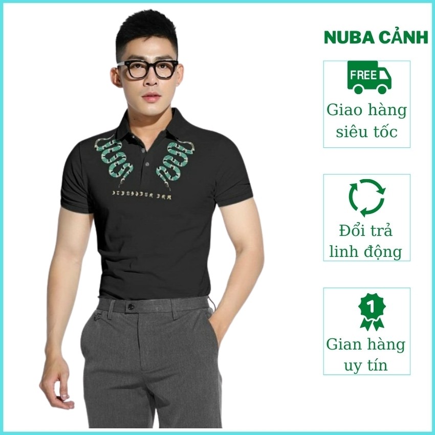 Áo thun nam nữ cổ bẻ cao cấp, ao phông chất vải polo, thấm hút mồ hôi 104 TAKA